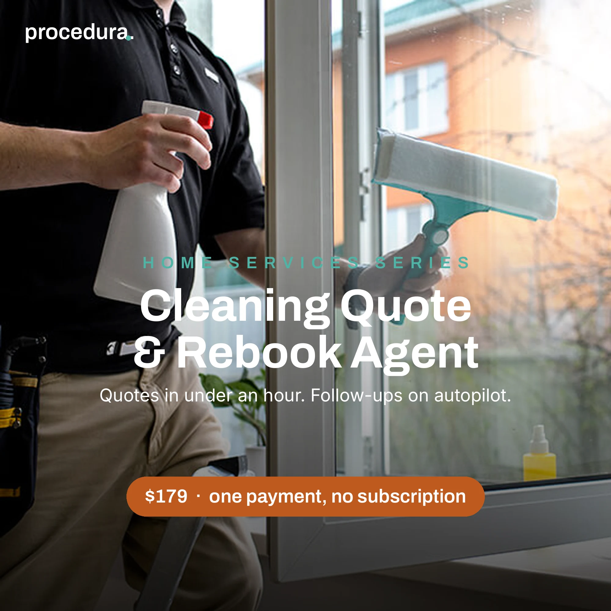 Cleaning Quote & Rebook Agent: AI agent blueprints for cleaning quotes and rebooking preview