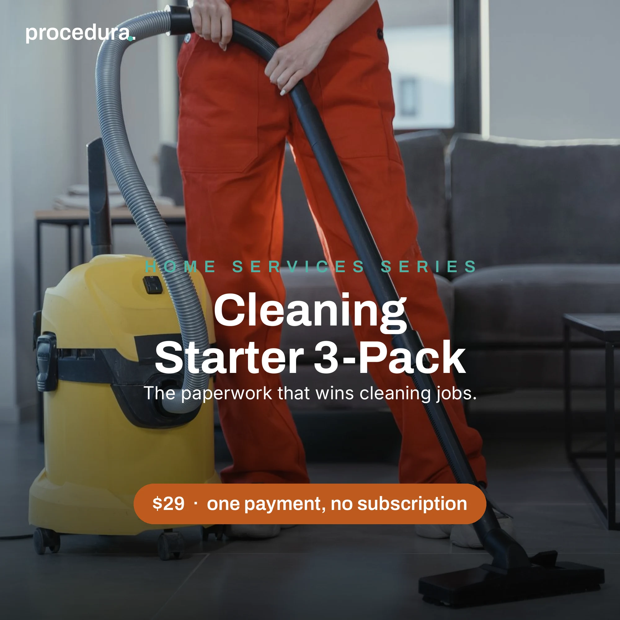 Cleaning Starter 3-Pack: cleaning checklists, intake forms, and quote worksheet preview