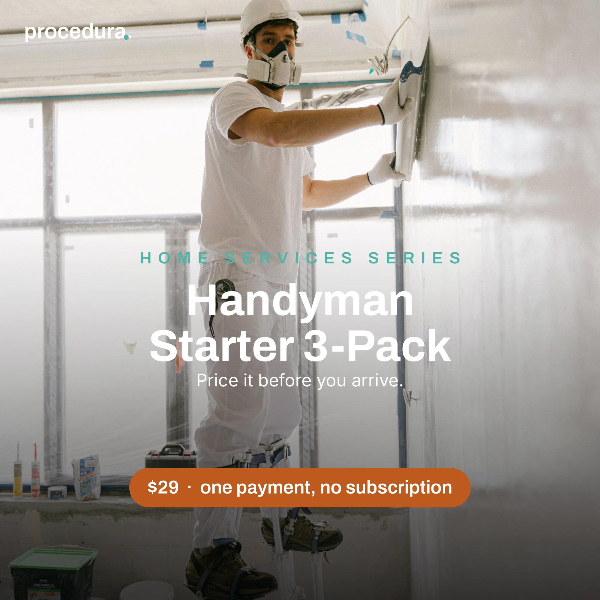 Handyman Starter 3-Pack: price book, quote builder, and invoice templates preview