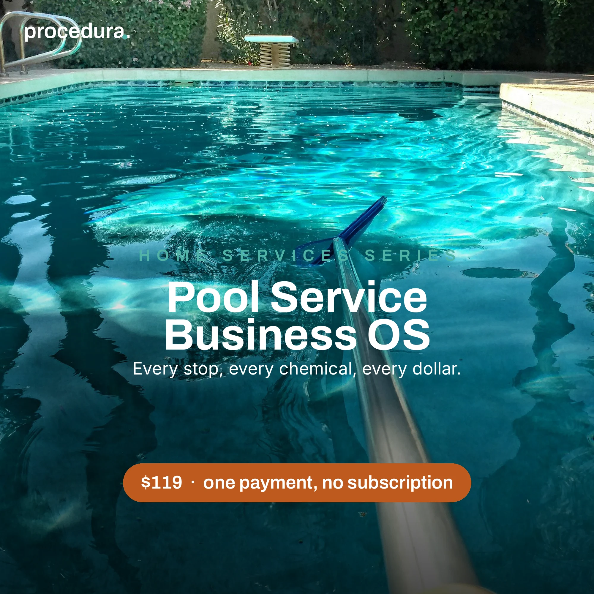 Pool Service Business OS: twelve-tab spreadsheet operating system preview